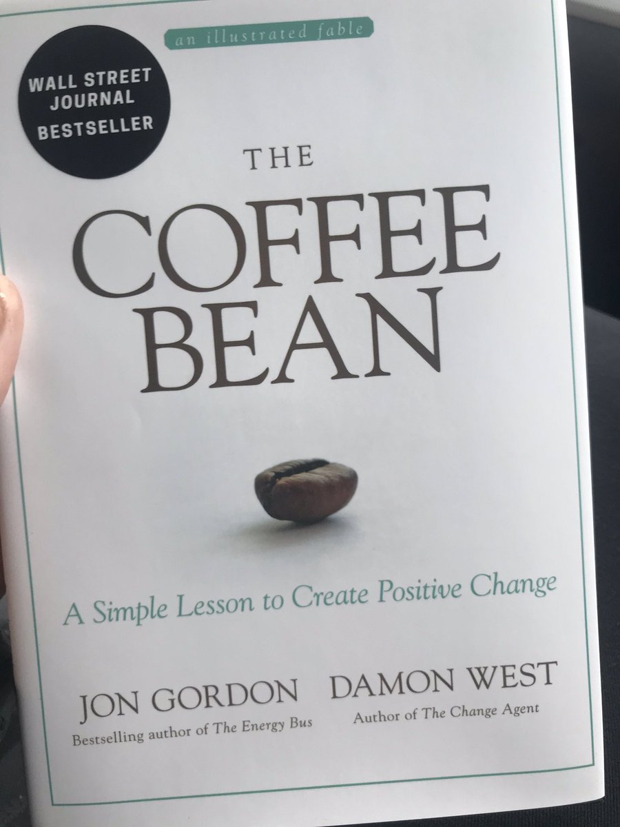 mccreah10's tweet photo. Got a short run (2 miles) and a light weight/core workout in this morning and then read @JonGordon11 book, The Coffee Bean.  WOW!  Super quick read FULL of inspiration!  Can’t wait to share it with staff!  Happy Saturday!  #Fitleaders https://t.co/2ROpzRtAgn