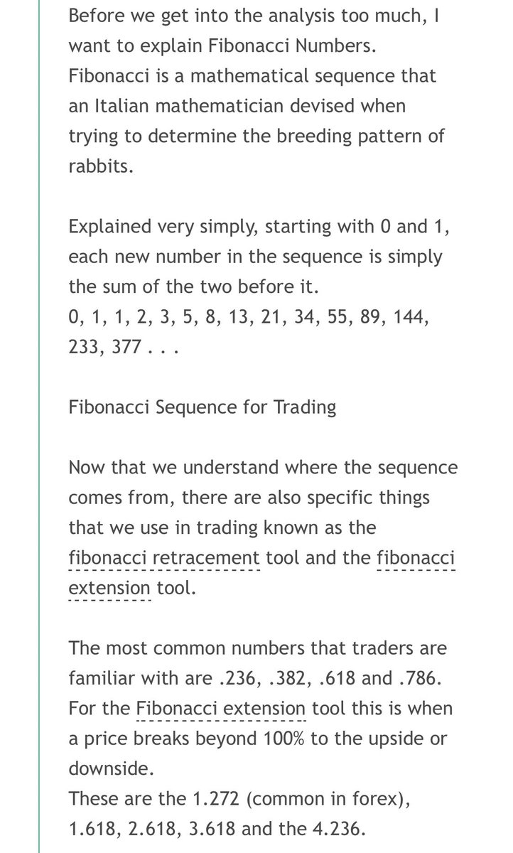 Happy  #FibonacciDay A while back I created a new set of Fibonacci extension ratios for long term investing forecasts. These have worked extremely well to time tops of markets for  #Bitcoin,  $APPL,  $TSLA,  $DJI and more. Here is how I break down the calculations. Enjoy