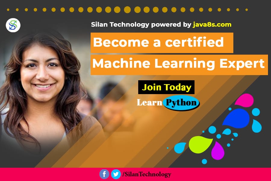 SilanSoftware's tweet image. Learn #MachineLearning master&apos;s program at SILAN Technology,BBSR powered by java8s.com
Be an early leader...Call to : +91-9439202111
#SilanTechnology
#MachineLearningwithPython
#DeepLearningwithPython
#DataSciencewithPython