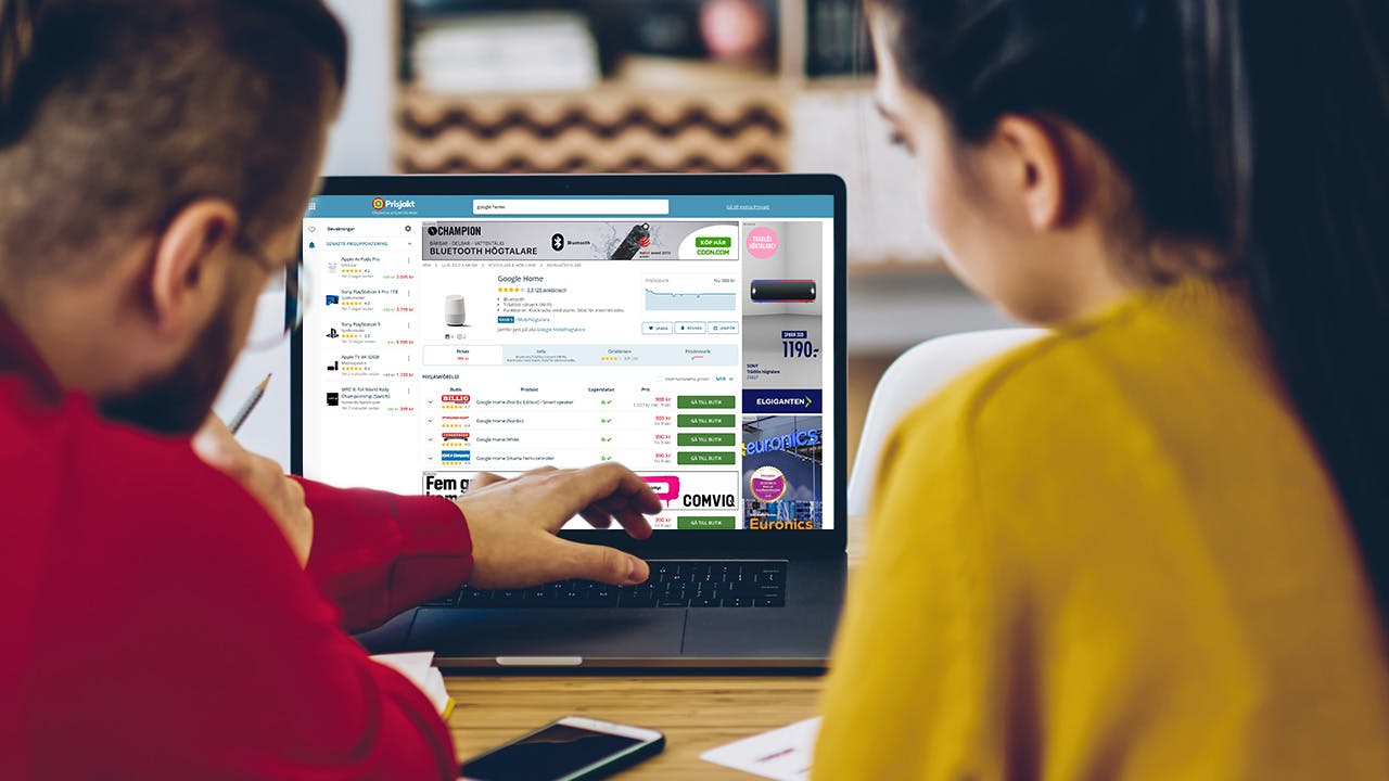 pricespy google home