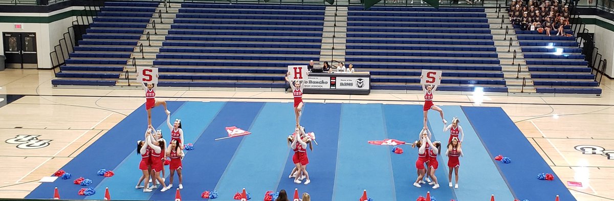 Great kickoff performance by our Matador Cheerleaders at the Rio Rancho Cheer Competition! 🍉🙌🍉🙌#BigRedPride <a href="/SHSdanza/">Larry D'Anza</a> <a href="/AD_Weems/">Brian Weems</a> <a href="/MsChavez_SHS/">Mrs. Frances Chavez-Lovato</a> <a href="/comment_fairy/">SHS Comment Fairy✨</a>