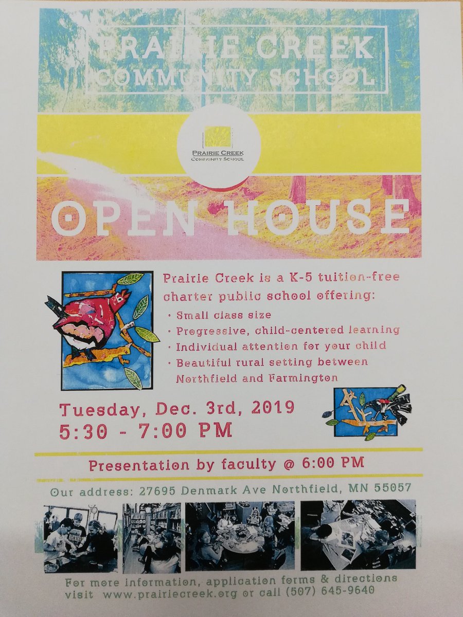 PCCS is hosting an Open House for prospective families. Tuesday, December 3. 5:30pm - 7:00pm.