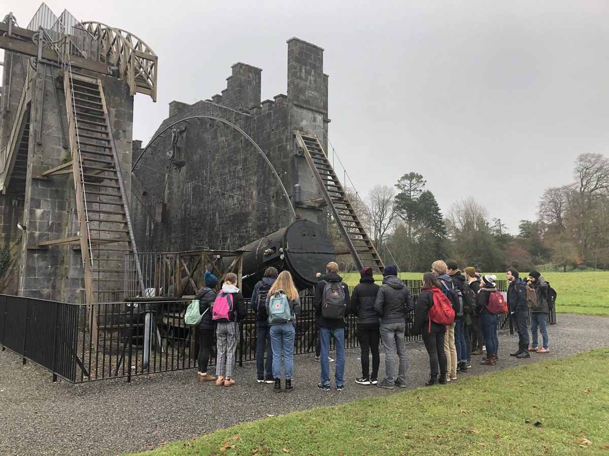 JohnQuinnUCD's tweet photo. Enjoyable trip to @BirrCastle today with my third year  @UCD_physics astrophysics class where I gave a lecture on @I_LOFAR. Thanks to @JaneDooley98 for the tour! https://t.co/LxZeWWoo36