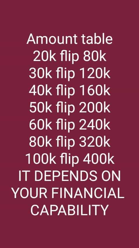 Faithbinary2's tweet image. There is nothing to be scared of you will testify for your self you have seen how people have benefited from it so there is nothing to worry about But distance is not an issue flip cash have strong security agents that will monitor and process transfer in all the state of Nigeria