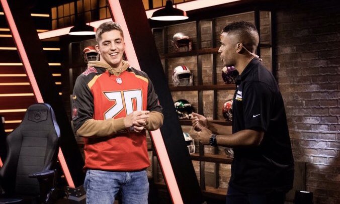 Buccaneers's tweet photo. Excited to have @CivilMadden represent us in the #Madden20 Club Championship!

📸: @MaddenLeagueOps https://t.co/7eDWVkFMOu