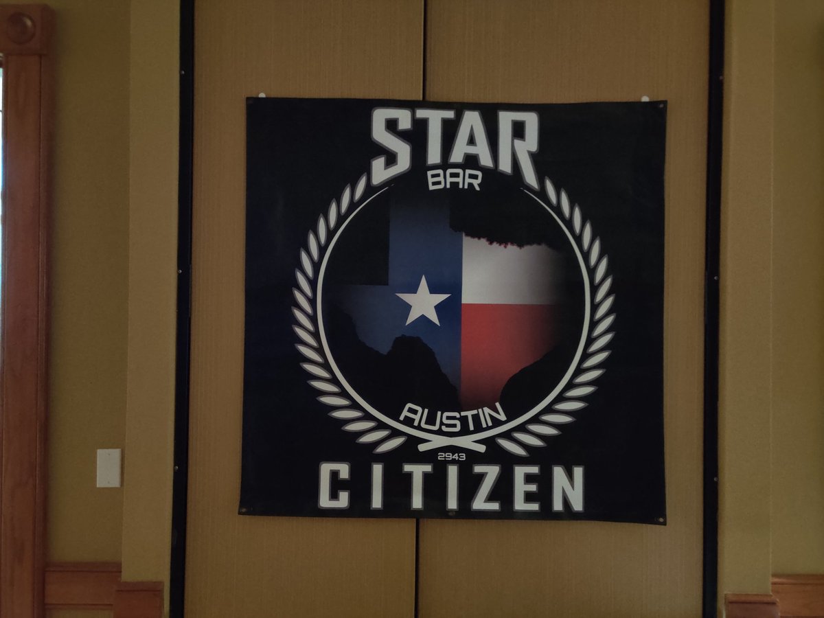 Bomer_Fett's tweet photo. Kicking off #VerseCon . A lot of early risers after last night's Bar Citizen! https://t.co/TDpz9JEr3y