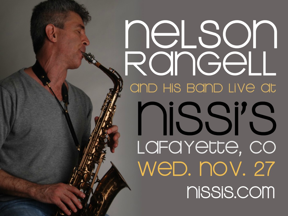 NelsonRangell's tweet photo. Happy Saturday everyone! A reminder that Nelson and the band are performing at Nissi's this coming Wednesday, November 27th. Come out and celebrate the holiday a bit early with good friends and live music! Tickets are available at https://t.co/8COh803ZA4 https://t.co/B4CinujI3p