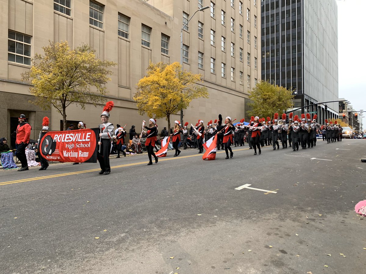 Did you catch our Marching Rams in the Raleigh Christmas Parade today? They were awesome as usual, especially after a late night at last night’s football game! #ThinkBigger #MyRolesville