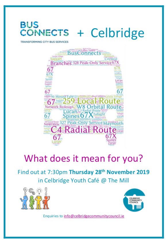 Join us for overview of what bus network redesign changes mean for you, have your questions answered, get guidance on how to make a submission (deadline 3rd Dec), and help us understand the level of public transport provision that would most benefit you and your family.