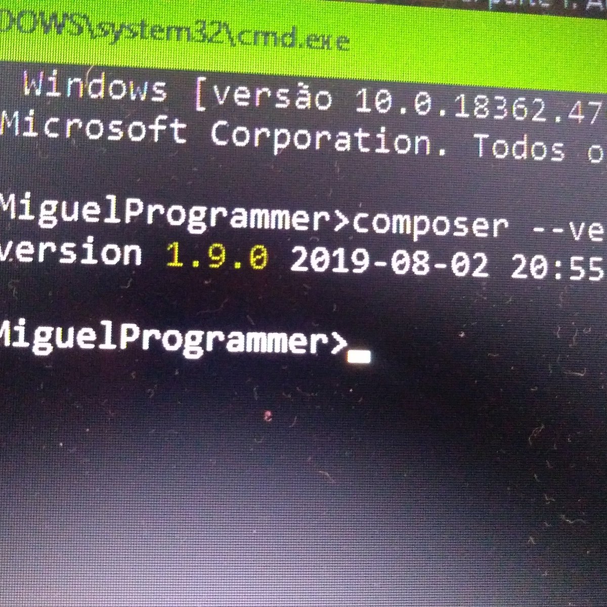 MiguelProgramme's tweet image. #phpcomposer