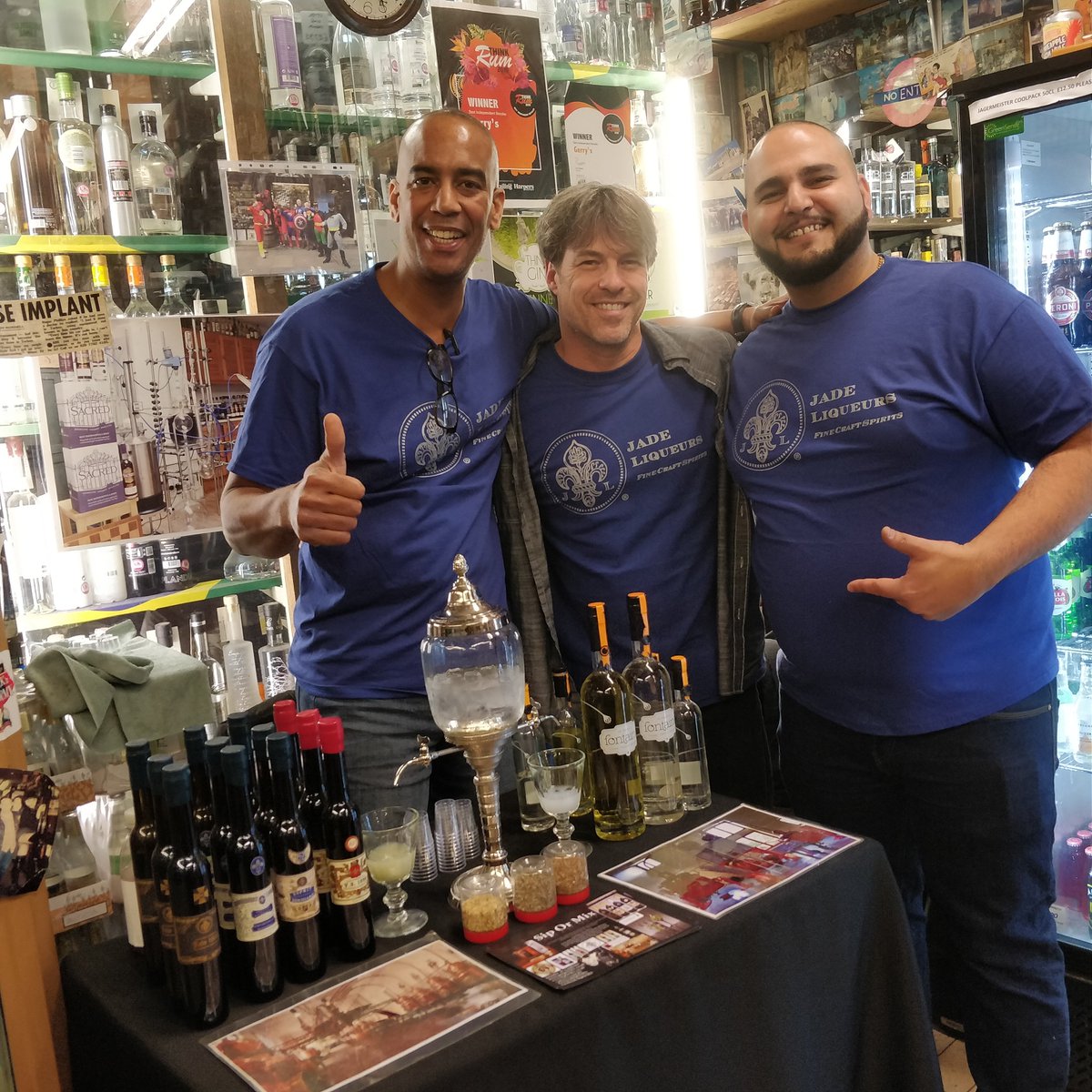 Tasting on now in <a href="/gerryswinessoho/">GERRY'SWINES</a> with <a href="/JadeLiqueurs/">Jade Liqueurs</a> and La Maison Fontaine <a href="/FrenchAbsinthe/">Fontaine Absinthe</a> #AuthenticAbsinthe #Gerrys #SipOrMix