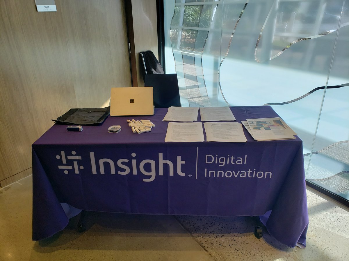 Proud to be representing <a href="/InsightEnt/">Insight Enterprises</a> at Boston Code Camp 32 #boscc with <a href="/GraniteStHacker/">Jim Wilcox - Microsoft MVP - Dev Tech</a>