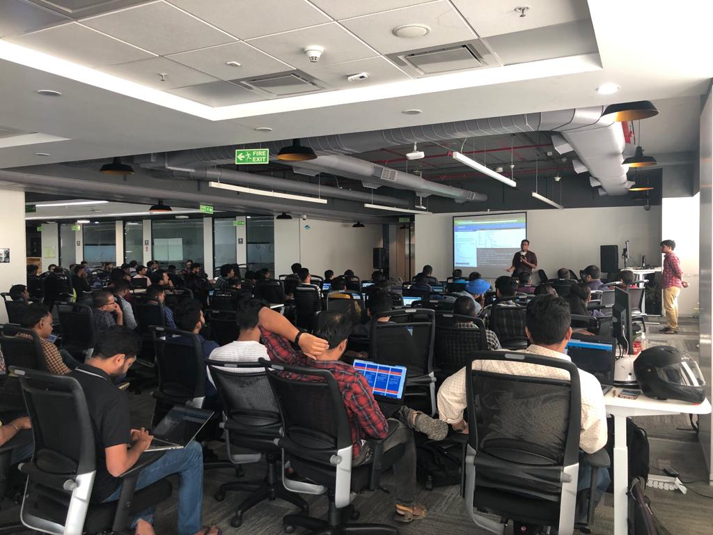 TechPrimers's tweet photo. Thanks all who came to the meetup for learning Kubernetes. Hope you learnt something new...!
The slides for the Readiness/Liveness Health Checks &amp; Kubernetes Secrets are available at - https://t.co/nWE5uYkyS4
Try all the examples using https://t.co/Rxg3x7V24J https://t.co/NjIIyL4MuW