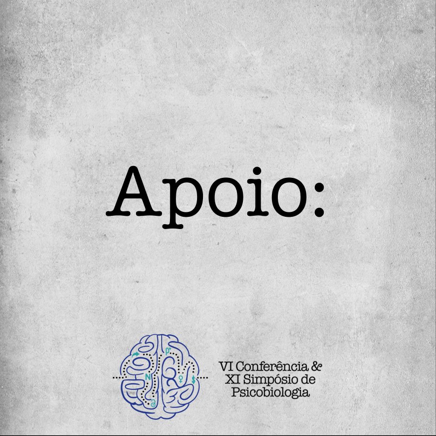 simpsicobio's tweet photo. Um evento de sucesso definitivamente não é feito sozinho. Para organizarmos a VI Conferência e XI Simpósio em Psicobiologia contamos com o apoio e patrocínio de instituições/marcas que apostaram em nosso trabalho e o reconheceram como um evento de importante alcance científico. https://t.co/IXUHee9LzK