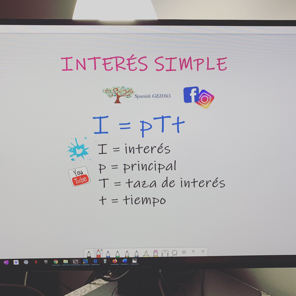 SpanishGED's tweet photo. Estoy preparando un vídeo sobre interés simple. ¡Selos tengo listo pronto!! 😉👍🏼 #math #estudia #GED #SpanishGED #HiSET #TASTtest #ClasesEnLinea #gedenespañol #estudiantes https://t.co/K8I62vklvt