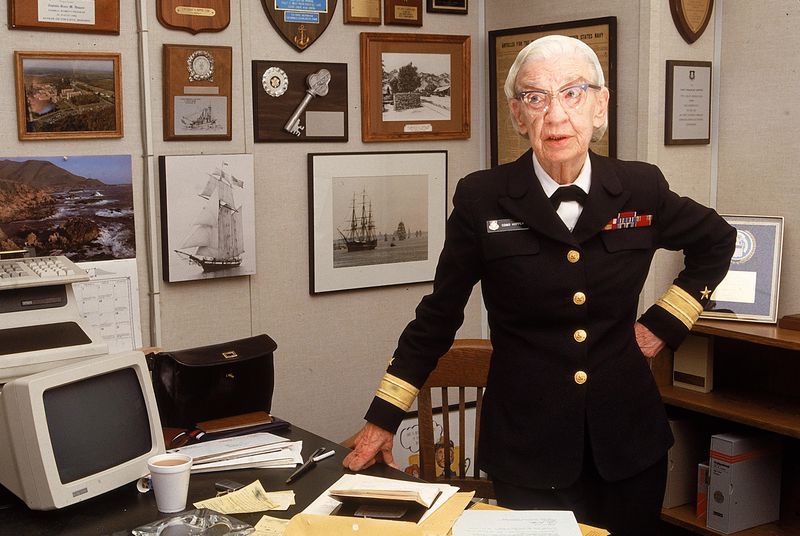 Grace Murray Hopper led the team that created the first computer language compiler (in the 1950s).7/