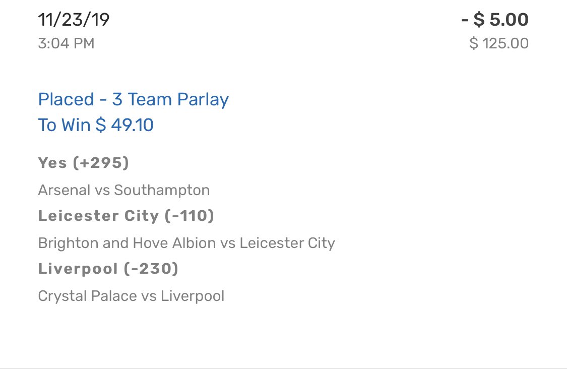 EfrenEscobar5's tweet photo. Nothing like throwing some change on a parlay and having it hit 😂 🙌🏽🙌🏽 #Quick50 https://t.co/vYG8bP3CLW