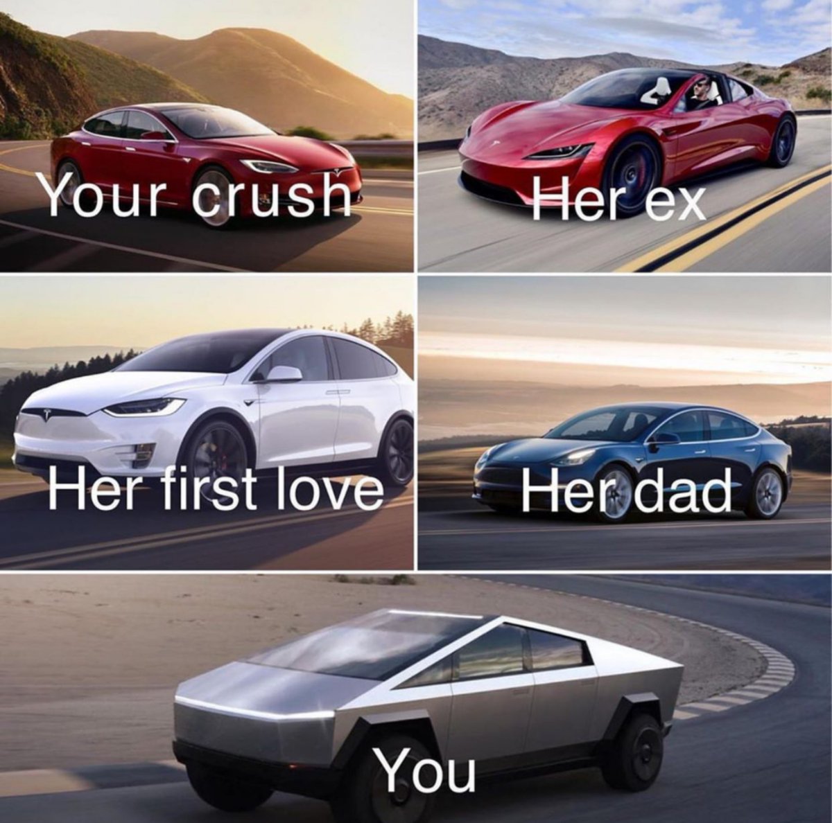 shortshiftco's tweet image. #tesla #cybertruck # carmemes