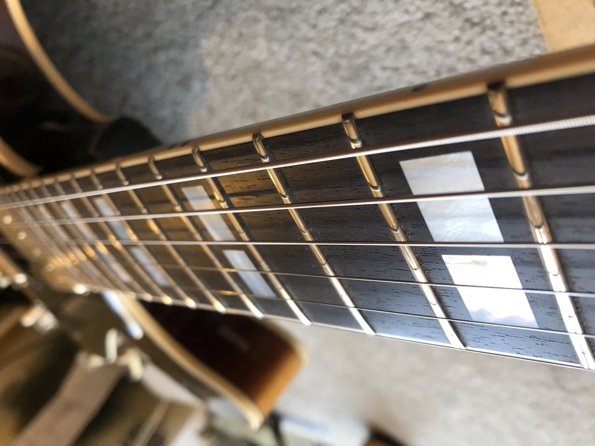 ABGuitartech's tweet photo. Really proud of this one - a beautiful Yamaha SA2200 in for a refret, new bone nut and setup. What a great guitar and it’s been a pleasure to have gotten it back in to working order! #yamaha #yamahaguitar #yamahaguitars #yamahasa2200 #guitartech #guitarrepair #refret #topnut https://t.co/nUehGuj4P4