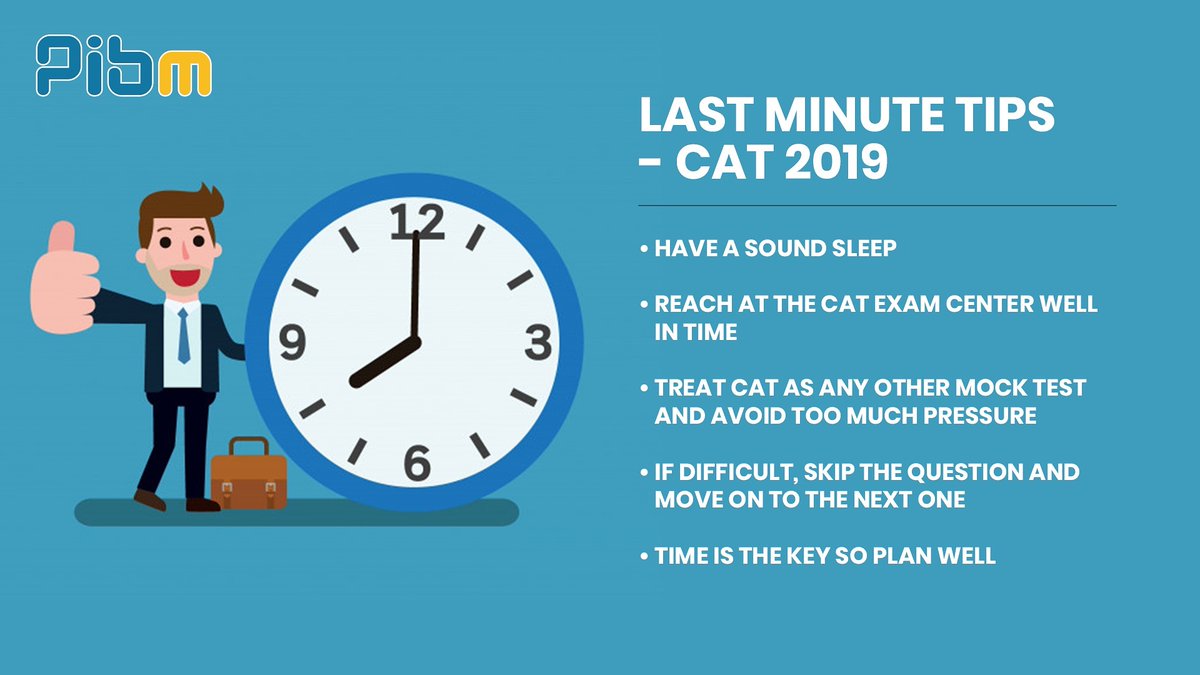 PunePIBM's tweet image. We wish you all the best for CAT 2019. 

Good Luck!!

 #CATExam #CATExamTips #CATPreparation #PIBMPune #CAT2019  #CATExam2019