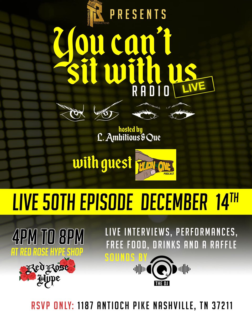 You Can T Sit With Us Radio Ycswuradio Twitter