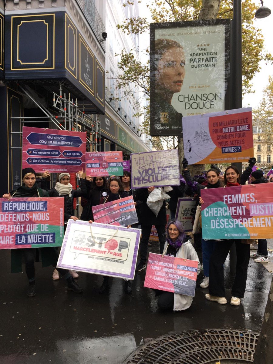 ✊On ne veut pas de paillettes dans nos vies, on veut du respect dans nos rues.✊ 
  #NousToutes #JeMarchele23 #Stopharcelementderue