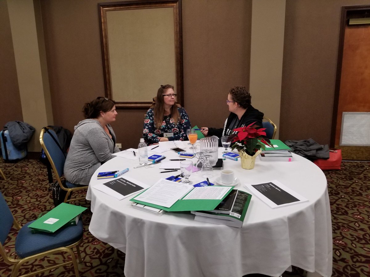 hr_guy33's tweet photo. SD33 Mentors practicing their coaching skills at mentor training this morning. #sd33learns https://t.co/uev7WjHoby
