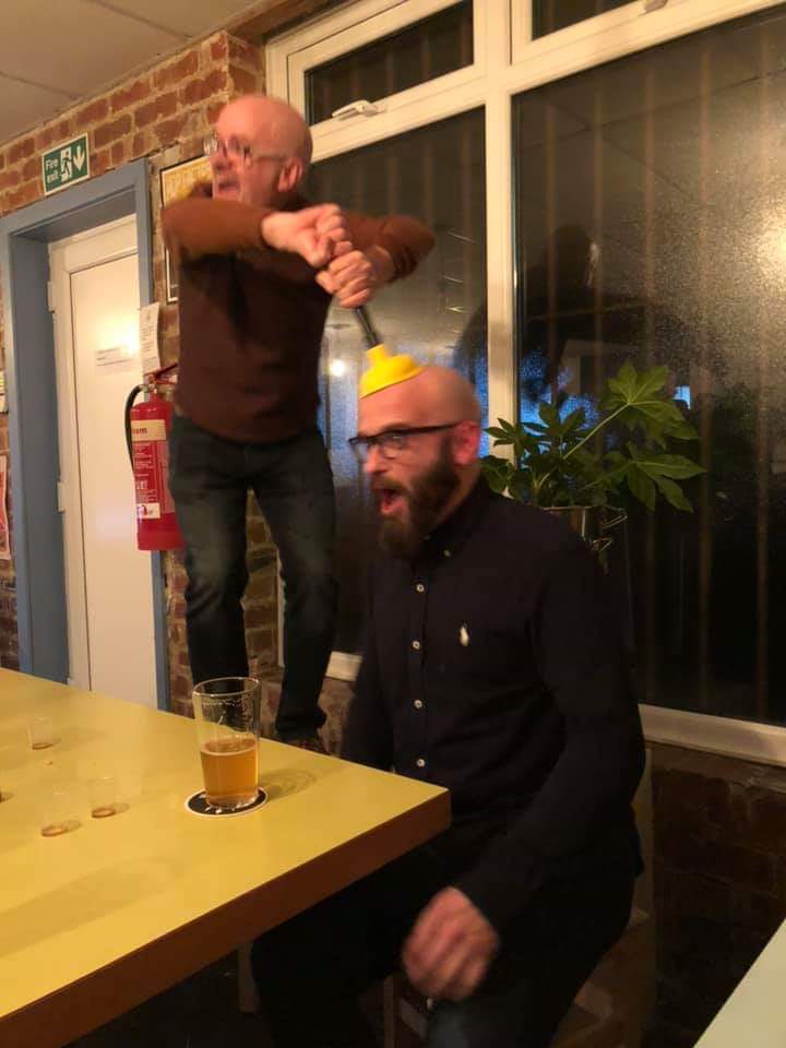 This is what happens when your cycling club has its awards night at a micro brewery.
Pic courtesy of <a href="/seftonvelo/">Sefton Velo Cycling Club</a>