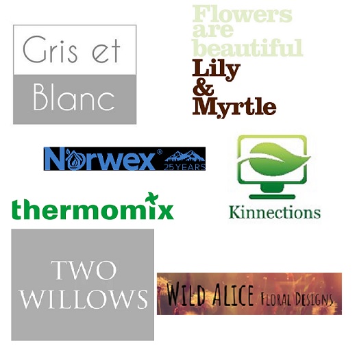 Catch these great home and garden brands at #AWSGftFayre - Gris et Blanc - Lily and Myrtle - Norwex - Thermomix - Wild Alice Floral Designs - Two Willows - Kinnections - May the #Shopping commence! #ACSCobham Sunday 24 Nov from 10 to 4.