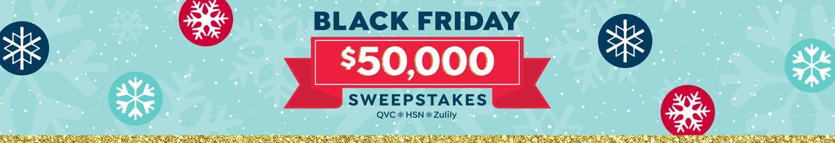 SweepstakesDen's tweet photo. #Contest: Win $50,000 Cash And Instant Prizes From QVC, HSN, And Zulily For Black Friday | Sweepstakes Den - https://t.co/zYKBN1VAFr #SaturdayMorning https://t.co/c7C87zJbp8