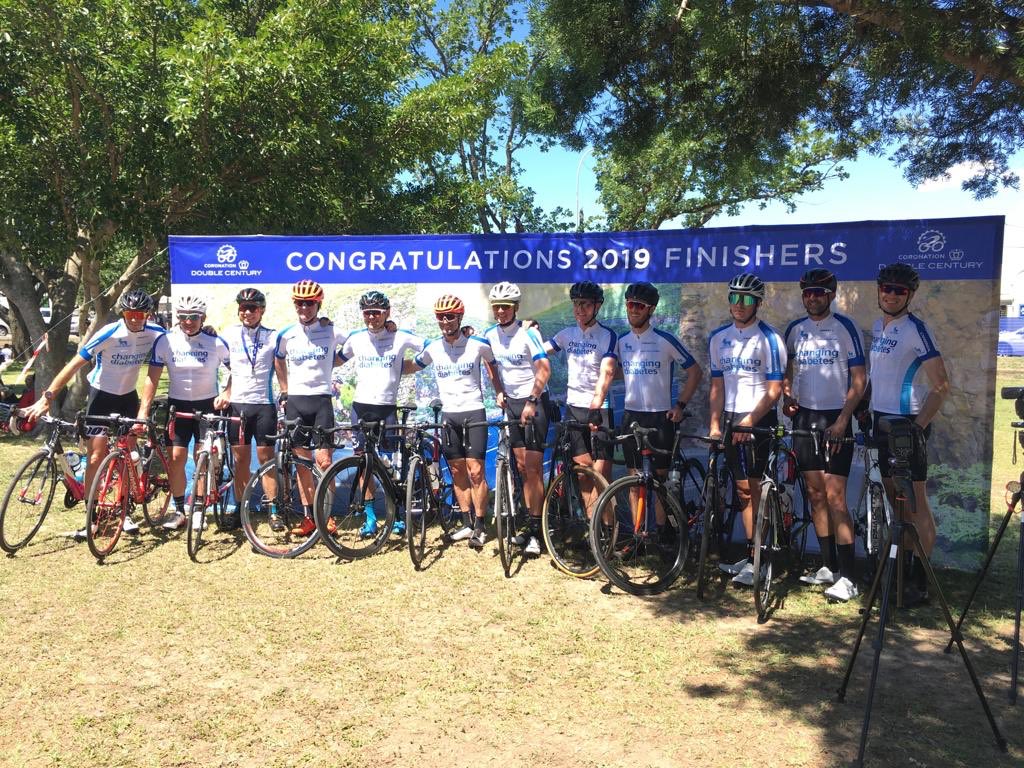 What a great day on the bike. 1st all 12 men finishers at the @TheCoronationDC unfortunately missed the prize giving #teamwork #changingdiabetes