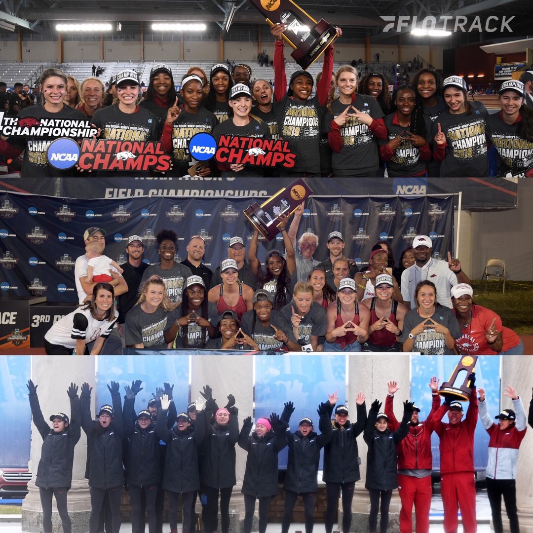 FloTrack's tweet photo. 2019 has been an incredible year for @RazorbackTF.
🏆x3 https://t.co/nwZ7nLOUzk