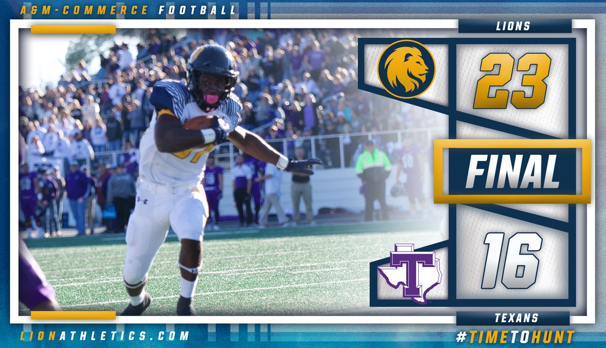 Lions win the rematch in Stephenville! Lions advance to the regional semifinal. They will travel to face Colorado Mines on Saturday at Noon MST #TimeToHunt #LionsAllRise