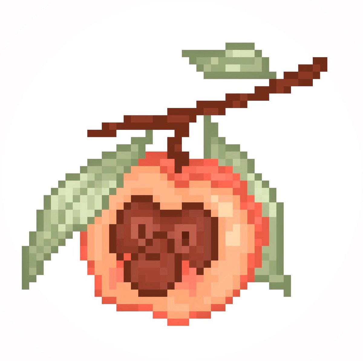 maria_emme's tweet photo. #endangeredweek day 5 and 6 coffee Sumatran Elephant and peach Borean orangutan ☕️ 🍑 

#pixelart https://t.co/OfwKLrKbMH