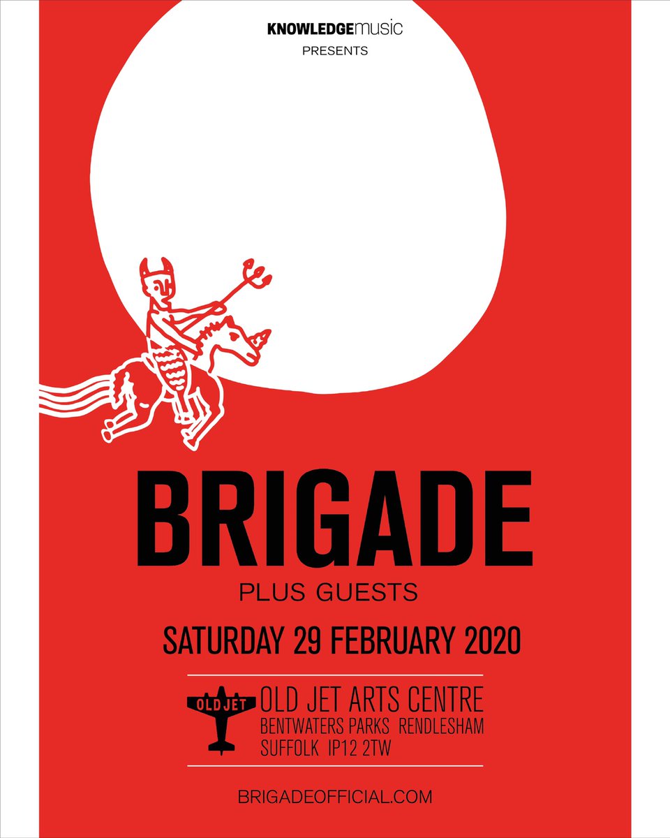 Rescheduled <a href="/brigadeofficial/">Brigade</a> show at <a href="/oldjet/">OLD JET</a> confirmed for leap year day! Stay alert for ticket news...