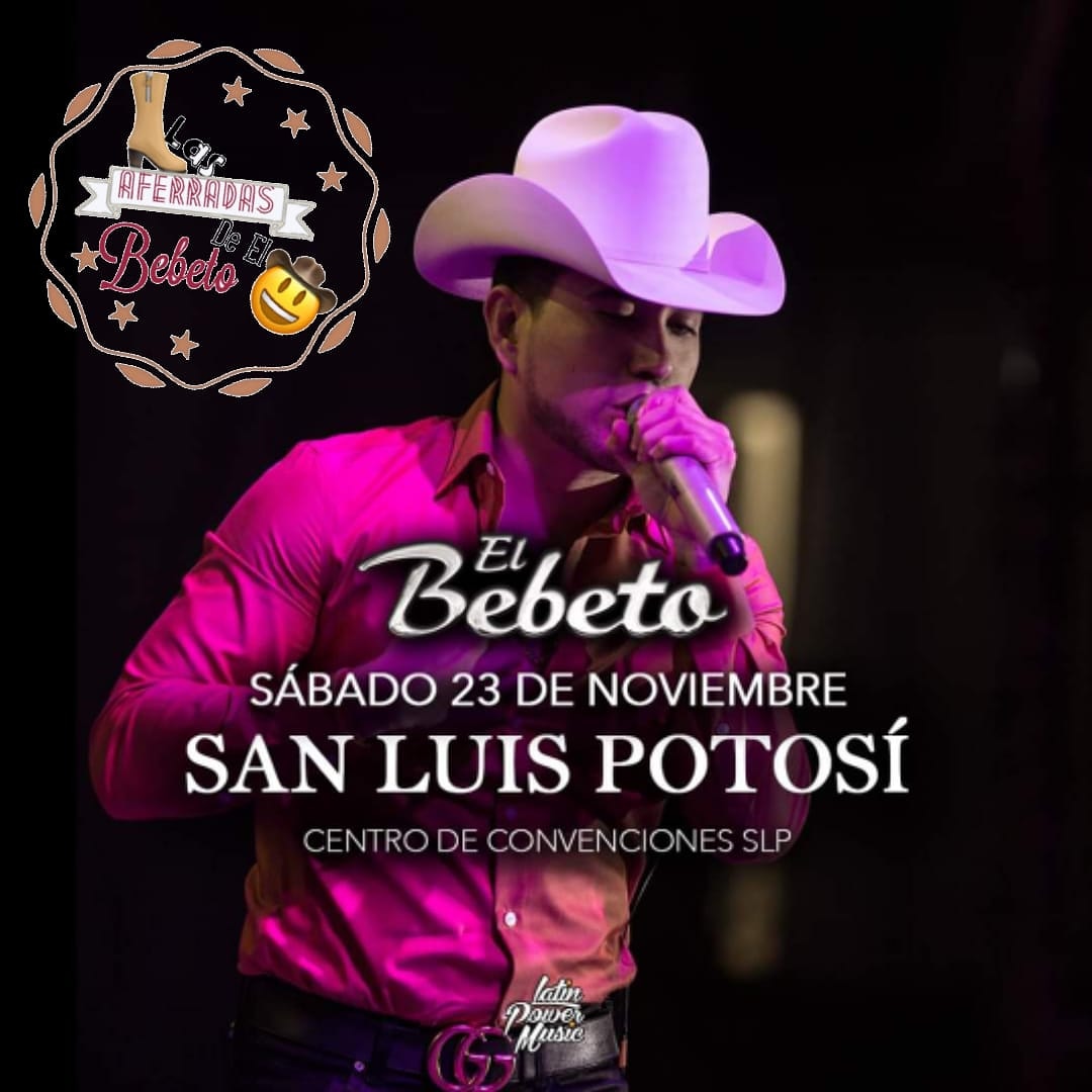 lylogt's tweet photo. 😍🥰 Hoy!!! SÁBADO 2⃣3⃣ de NOVIEMBRE nuestro "Galán De La Banda" 😍😀 @bebetooficial ❤️ Se presentá en el Centro De Convenciones, SAN LUÍS POTOSÍ 🎤🎶 
  ¡NO FALTES! 🤗

@aferradasdebbto 🤠💞
@latinpowermusic 💿 https://t.co/jxq75a1rg8