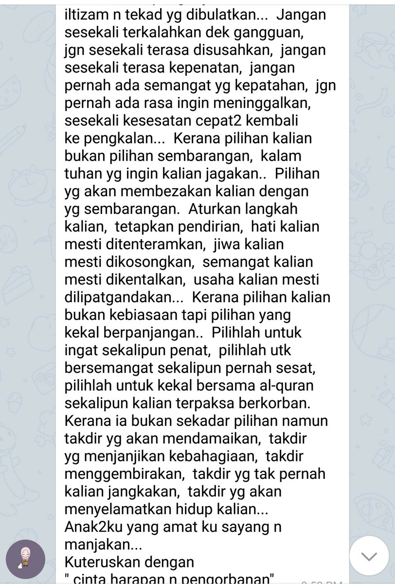 ExedeenOfficial's tweet photo. Renungi nasihat AF UST WAHAB yang telah diforwardkan kepada kami. Semoga kita boleh ambil peringatan ini bersama.

Alumni sekalian dok rindu ke nok dengor nasihat dan bebelan asatizah di maahad? https://t.co/ahE27YtbwB
