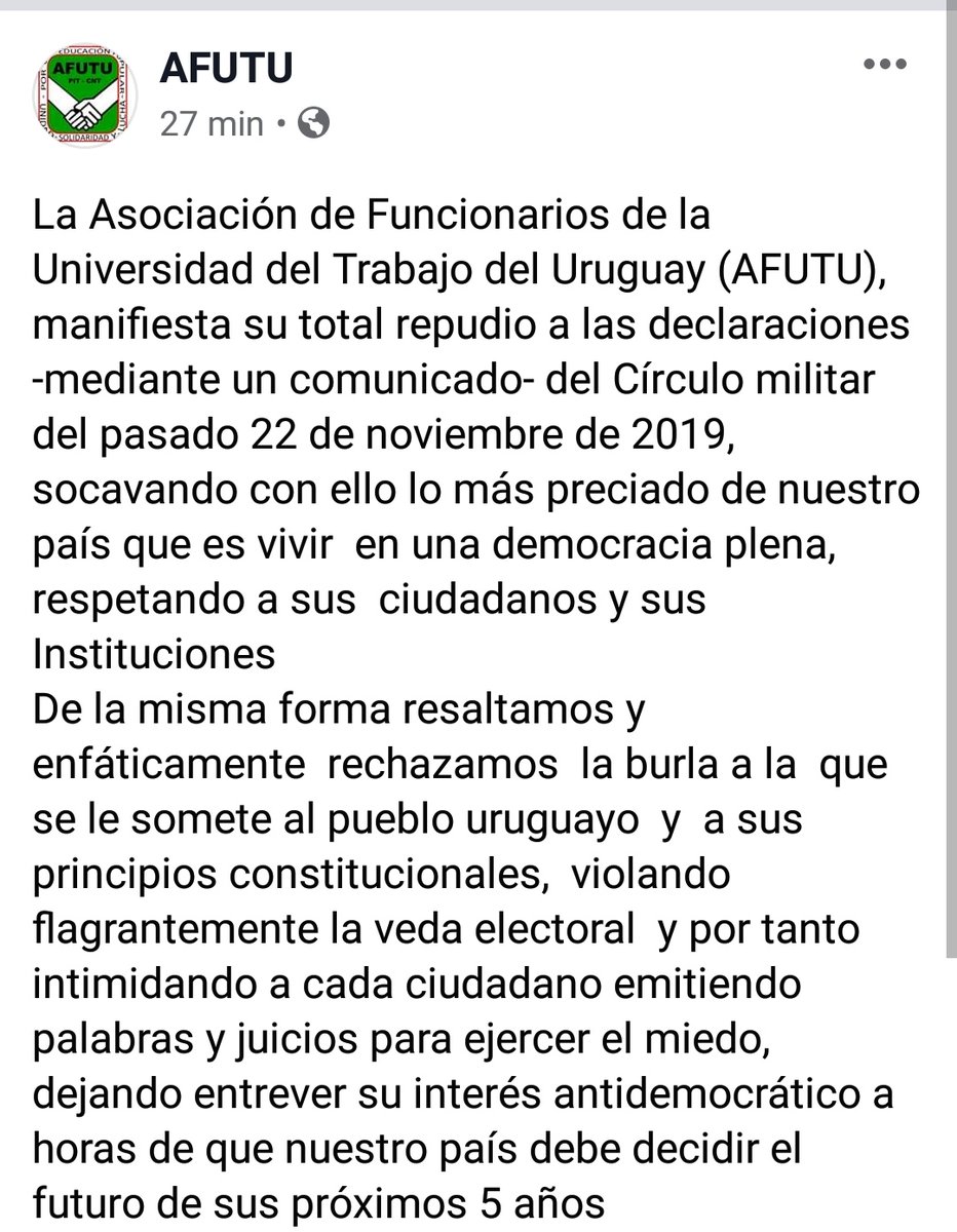 nmbr_1986's tweet photo. DECLARACIÓN
@afutu_1 a referencia de lo publicado por la Revista #Nación del #CentroMilitar de las #FFAA. https://t.co/IF7lnJ1v5f
