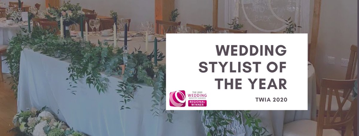 Still amazed by this! East Midlands Wedding Venue Stylist of the Year! #twia2020 #twia <a href="/TWIA_Official/">TWIA</a>