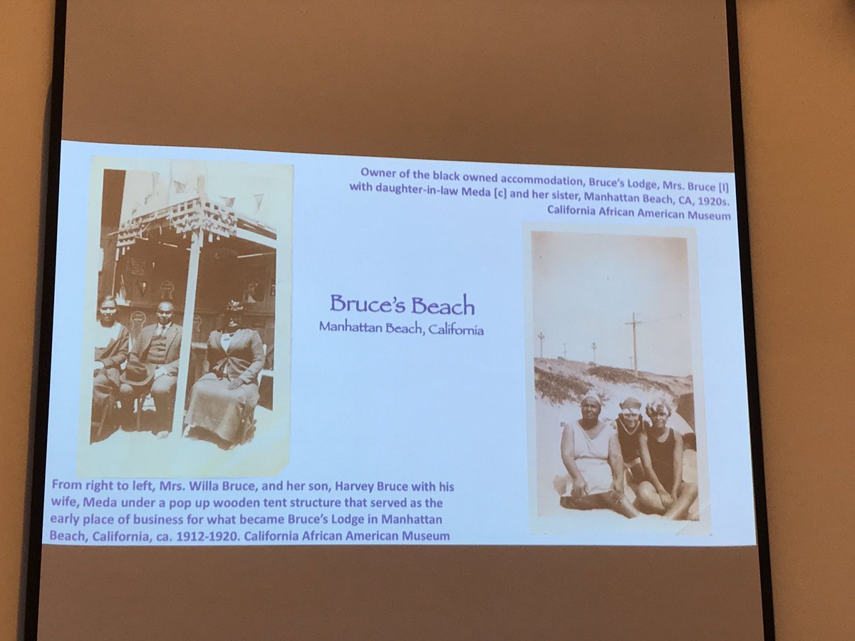 16/Mrs. Willa Bruce opens Bruce’s Lodge 1912; in 1925 white racist power brokers dismantle creation of this black beach/leisure spot and work to prevent AfAm from living along SoCal coast  @Centerwest  @cuhistorybuffs  @CUBoulder  #CUBoulderCHA