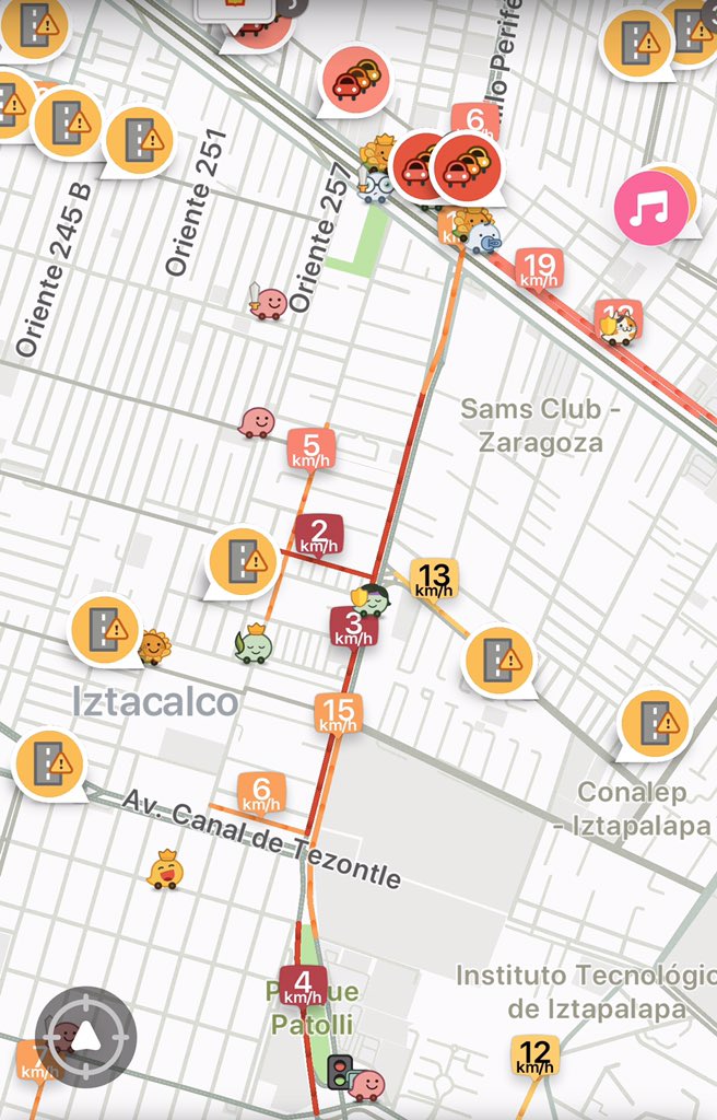 amopsa's tweet photo. #AMOPSA informa: Tránsito pesado en Periférico Oriente a la altura de CCH Oriente, debido a obstrucción por @MetrobusCDMX descompuesto. Estamos trabajando en busca de rutas alternas. Agradecemos su paciencia y comprensión. https://t.co/o2lfecyQ4T