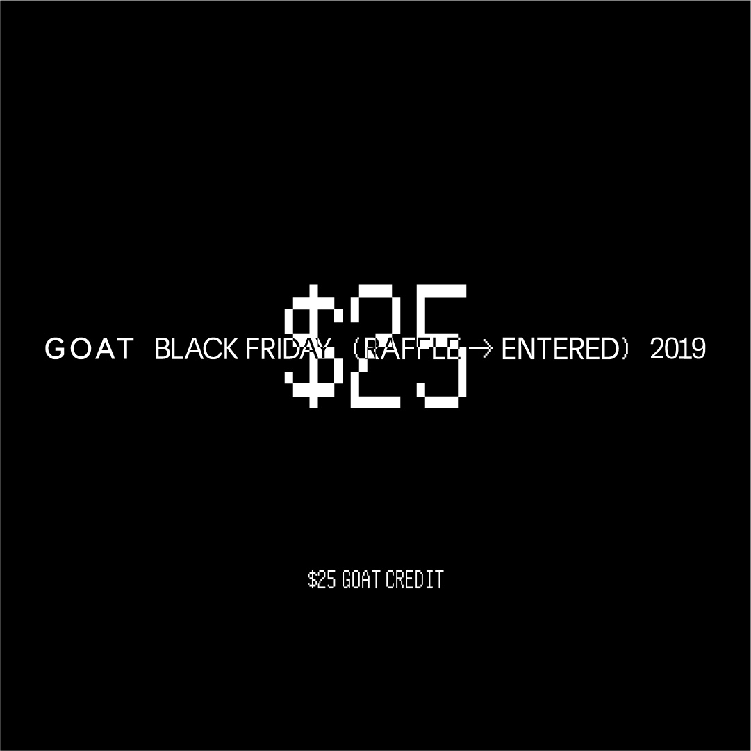LycidDreams's tweet photo. Enter the #GOATBlackFriday raffle for a chance to win sneakers, credit and other exclusive prizes. https://t.co/vttZpZ6mhv https://t.co/XnlAcbFcD3