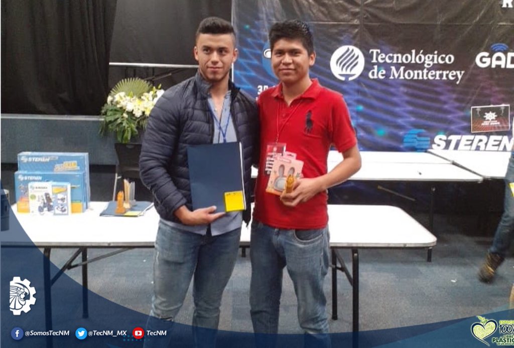 TecNM_MX's tweet image. #OrgulloTecNM
Siete equipos de estudiantes del #TecNM campus Poza Rica, destacaron con ocho primeros lugares en el evento ROBOLYMPICS 2019, del Tecnológico de Monterrey, campus León, Guanajuato.