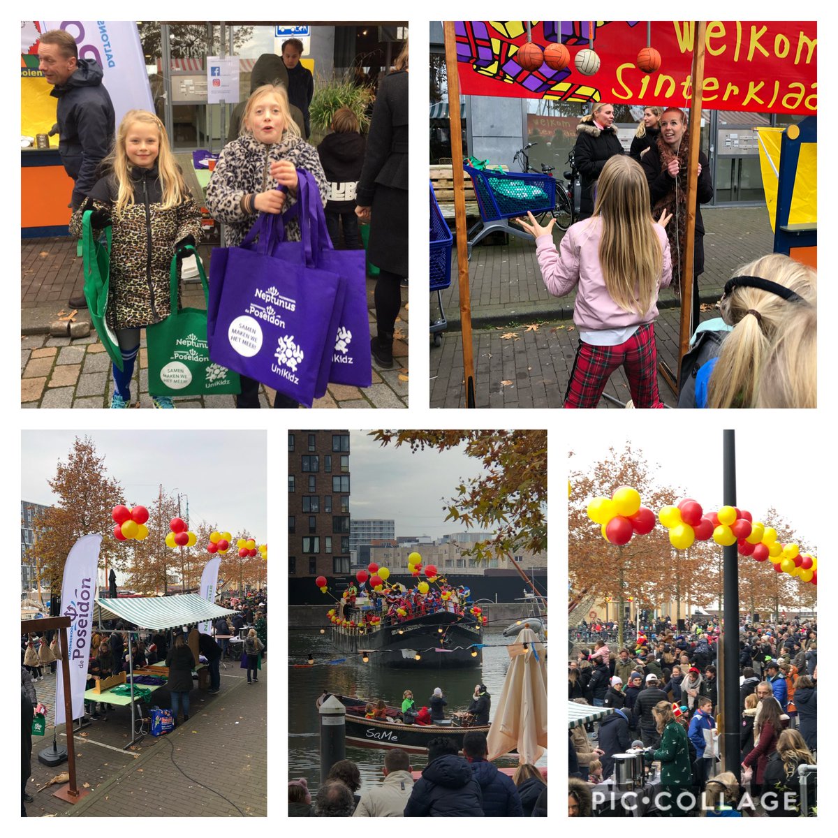1000 tasjes &amp; plezier met ⁦<a href="/bsposeidon/">Basisschool Poseidon</a>⁩ ⁦<a href="/Neptunus_WNT/">DaltonschoolNeptunus</a>⁩ #unikidz op #Sinterklaasintocht #IJburg