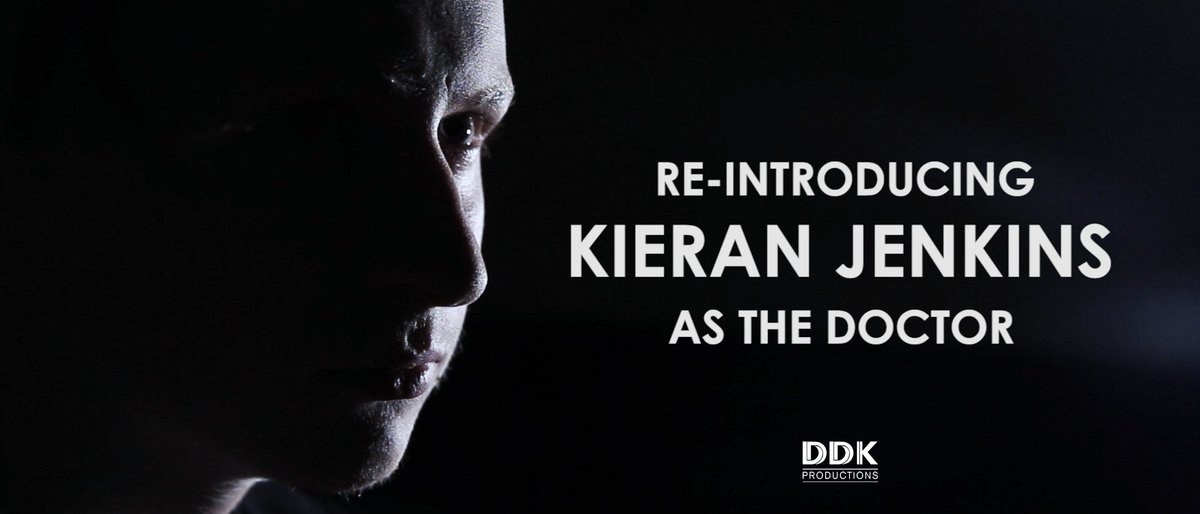 _DDKProductions's tweet photo. He's back... and it's about time! 🕰

After two years off-screen, Kieran Jenkins returns to the role of The Doctor in our upcoming story! Showrunners Daniel J. Clark and Callum Swan can't wait to show you what they've got in store!

#DoctorWho #DDKProductions #DDK #DoctorWhoDay https://t.co/Bg6fZUIDRz