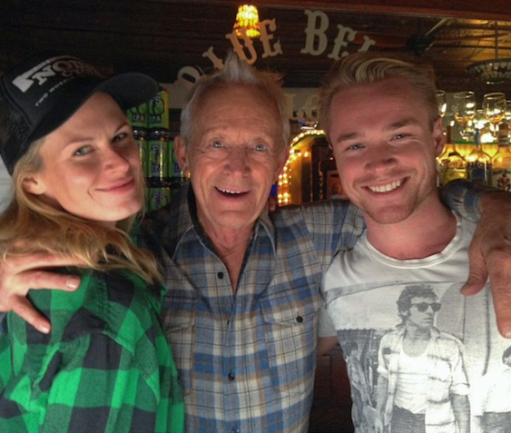 MondayAt1101AM's tweet photo. #BTS https://t.co/aLPh21leoo is a suspense thriller starring Lance Henriksen, Lauren Shaw as Sam Clark palling around behind the scenes.  The story of a  young couple who find themselves in a beautiful yet eerie mountain town where everyone seems strangely familiar. https://t.co/6sxZbMwzrn
