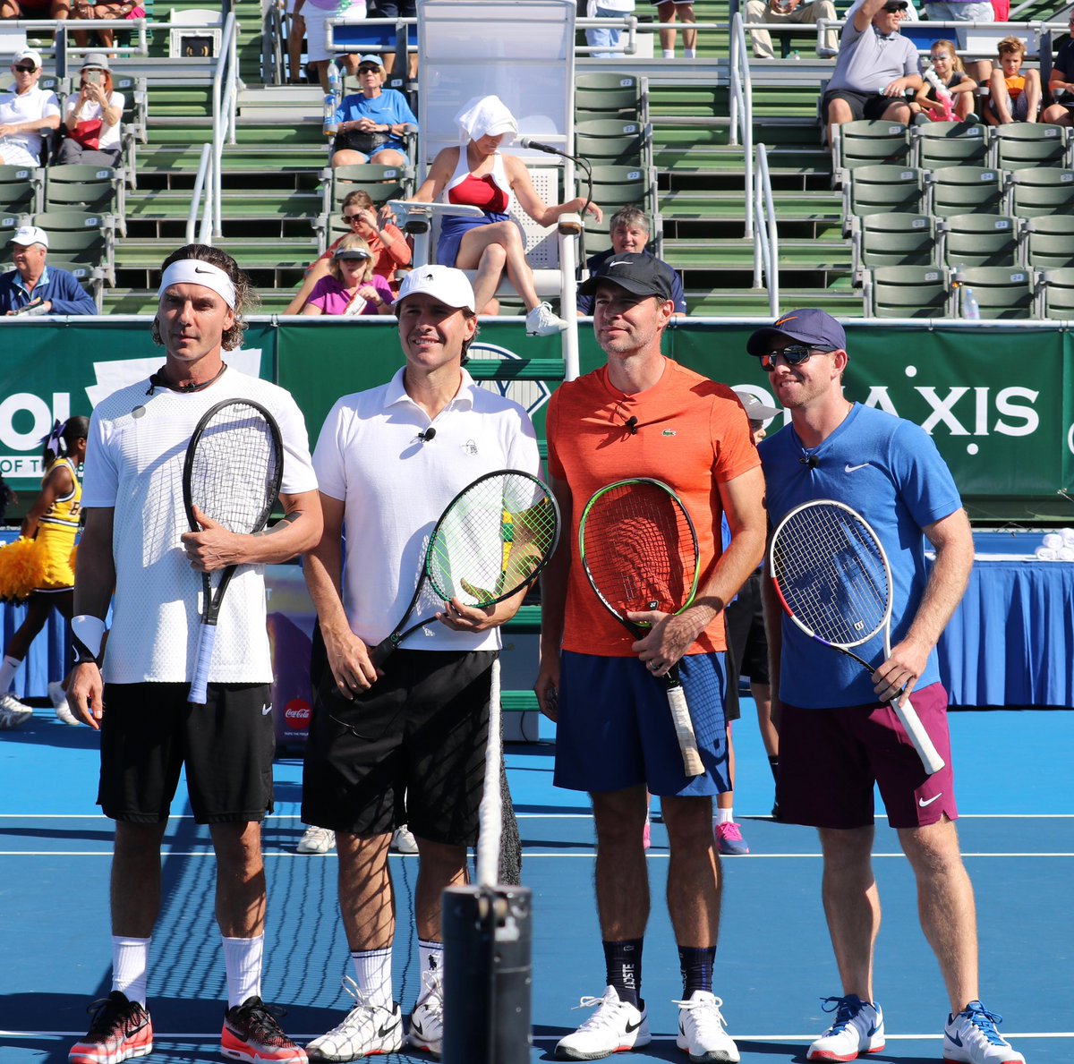 Three matches in! 🎾 Are YOU here at the 30th Annual @ChrissieEvert @Chase Private Client Pro-Celebrity Tennis Classic? Follow us on Facebook and Instagram for behind-the-scenes moments and courtside action! ✨👏