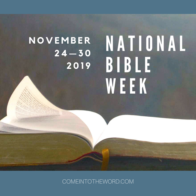 SChristmyer's tweet photo. National Bible Week has been celebrated every year since 1941. What will you read this week? https://t.co/jF7Vd5pHY3 #praythepsalms #nationalbibleweek https://t.co/YHqEKCJZBk