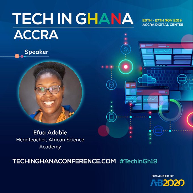 AfricaBiz2020's tweet image. 🇬🇭 @TechInGhana Conference Accra, 26-27 November 2019.

Join 50+ expert speakers from the world of corporates, startups, governments, investors and entertainment for 2-days of global knowledge sharing, valuable networking plus tech and innovation showcasing. #TechinGh19
