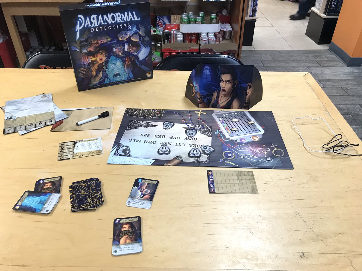 Demoing #paranormaldetectives at Isle of Games today from 12-5!  Come down and see how to play! #isleofgames #luckyduckgames #envoy